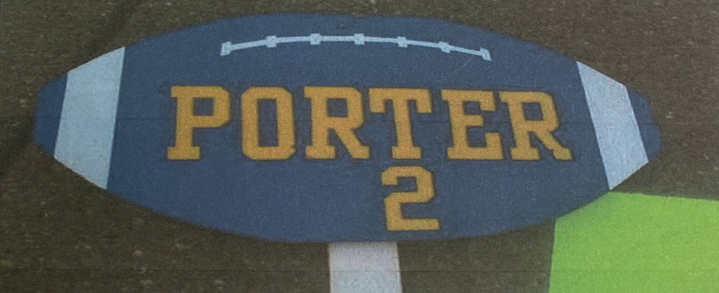 Custom Vinyl for Wood Yard Signs
