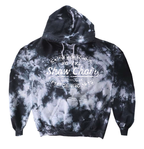 Crystal Wash Tie-Dye Hooded Sweatshirt