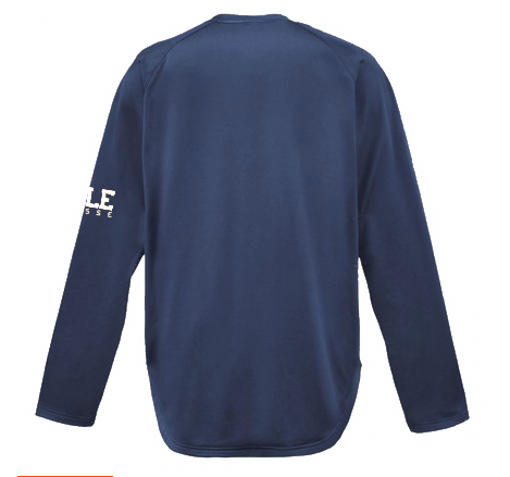 Pennant Fleece-Lined Polyester Crewneck Sweatshirt