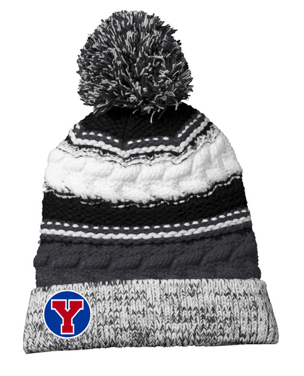 Varsity Pom Pom Beanie
