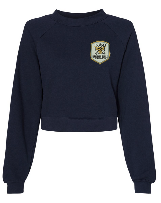 Women's Raglan Pullover Fleece Sweatshirt