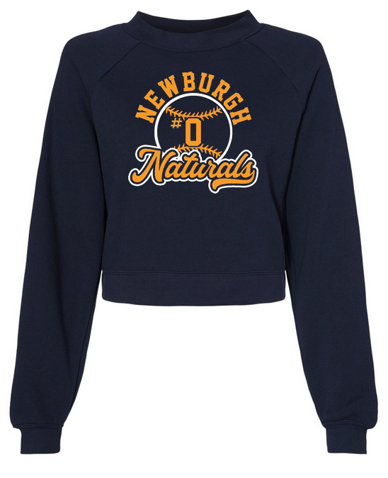 Women's Raglan Pullover Fleece Sweatshirt