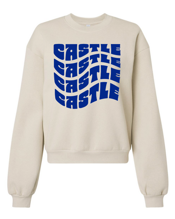 Balloon Sleeve Crewneck Sweatshirt