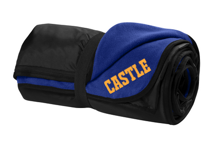 Fleece & Poly Travel Blanket