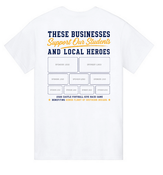 Castle Football Honor Flight Touchdown For Awareness Shirt