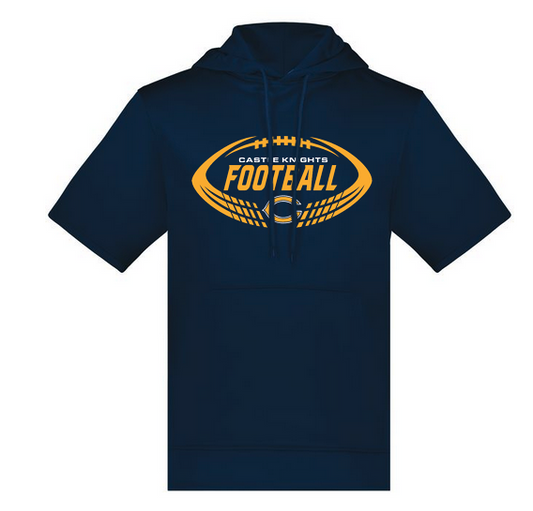 100% Polyester Short Sleeve Hoodie
