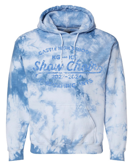 Crystal Wash Tie-Dye Hooded Sweatshirt