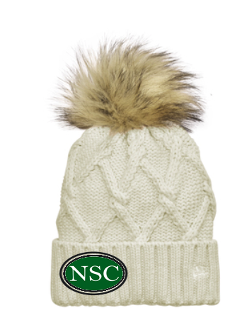 Faux Fur Pom Pom Beanie