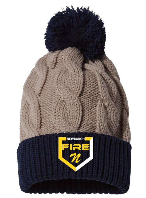 Richardson Chunk Knit Pom Pom Beanie