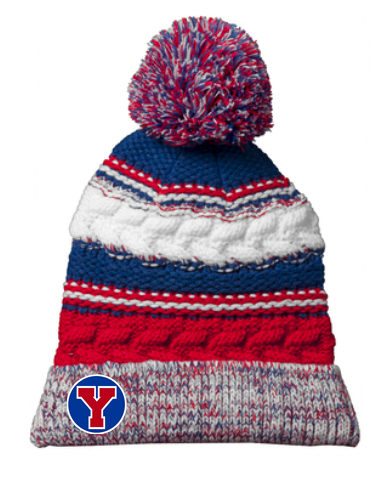 Varsity Pom Pom Beanie