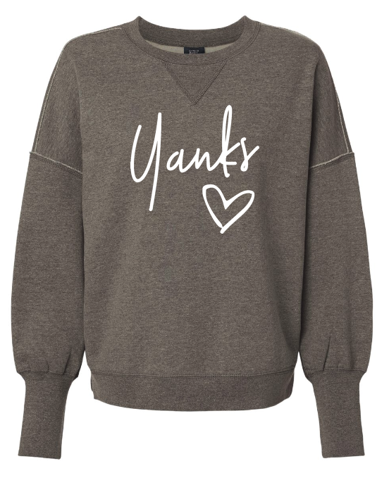 Women's Sueded Fleece Crewneck Sweatshirt