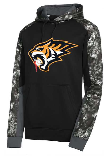 Sport-Tek® Fleece Colorblock Hooded Pullover