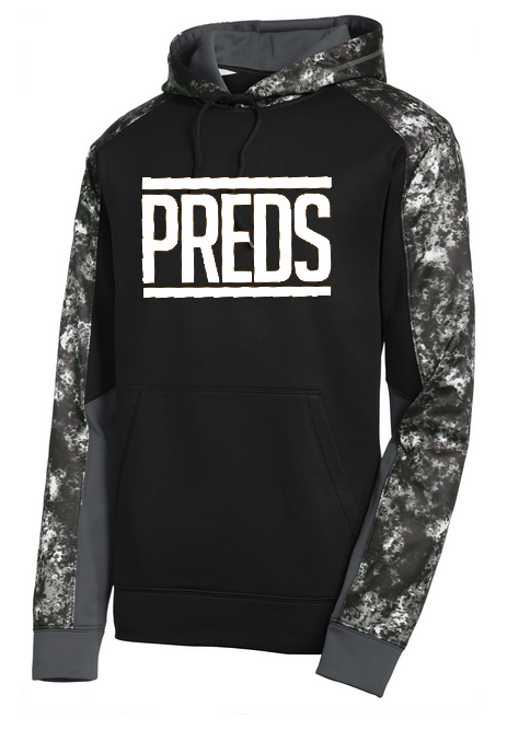 Sport-Tek® Fleece Colorblock Hooded Pullover