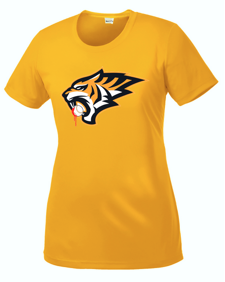Ladies Dry Fit Polyester Short Sleeve T-Shirt