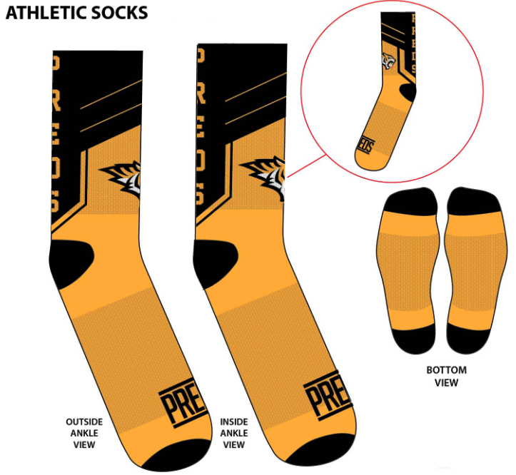 Custom Ankle Athletic Socks