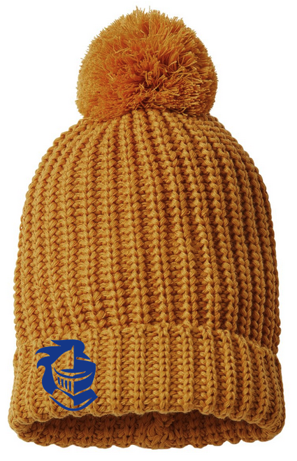 Richardson Chunky Cable & Pom Beanie