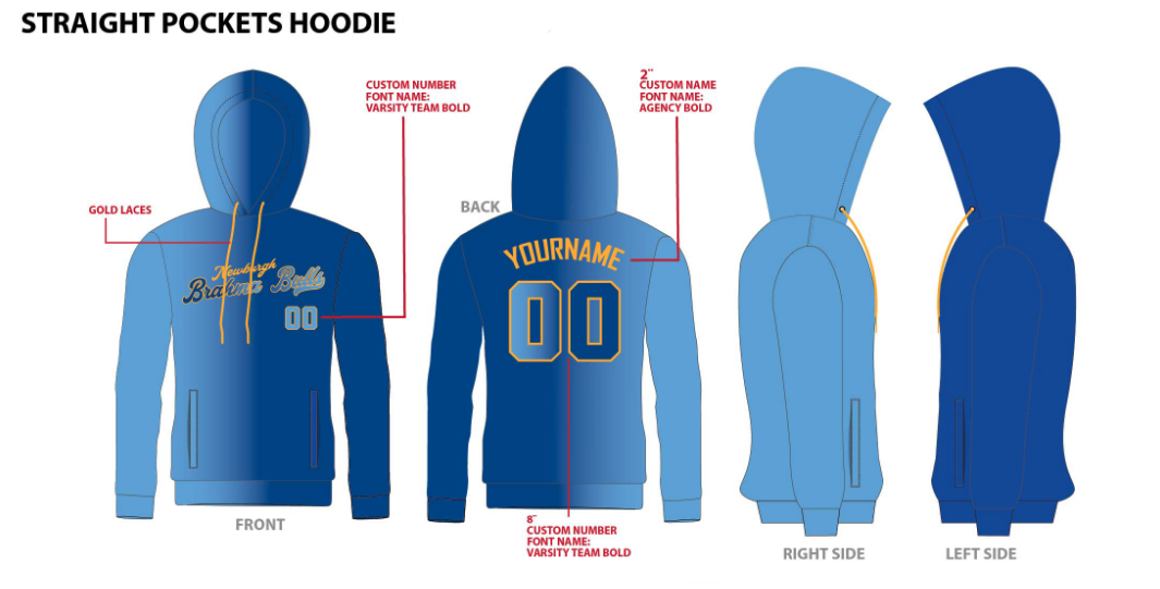 Custom Dye-Sub Fleece Hoodie