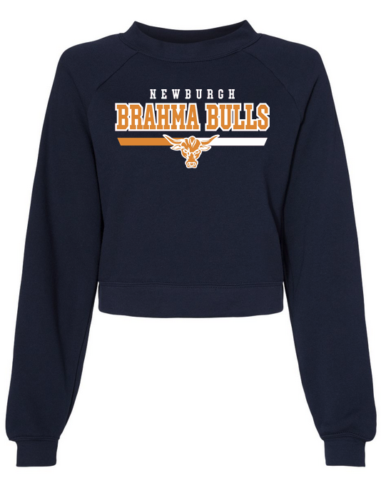 Women's Raglan Pullover Fleece Sweatshirt