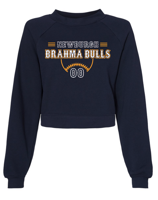 Women's Raglan Pullover Fleece Sweatshirt