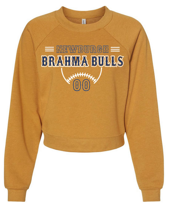 Women's Raglan Pullover Fleece Sweatshirt