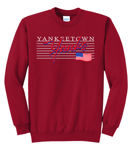 Unisex Blended Cotton Crewneck Sweatshirt