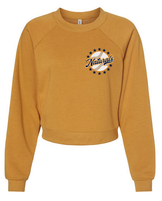 Women's Raglan Pullover Fleece Sweatshirt