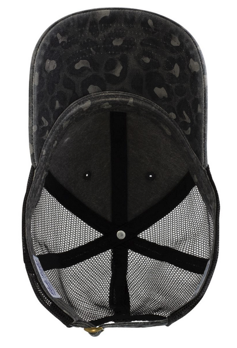 Women's Printed Visor Cap with Ponytail Opening