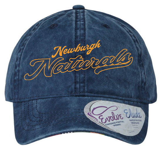 Women's Printed Visor Cap with Ponytail Opening