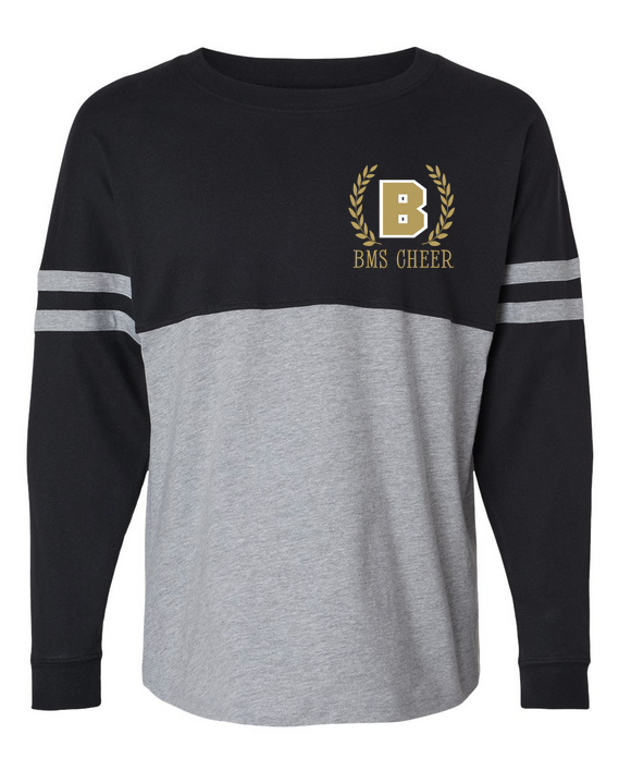 Women's Pom Pom Long Sleeve Jersey T-Shirt