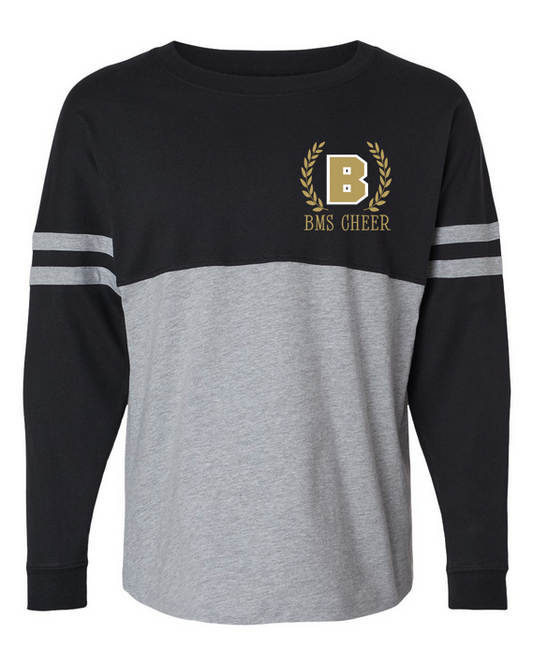 Women's Pom Pom Long Sleeve Jersey T-Shirt