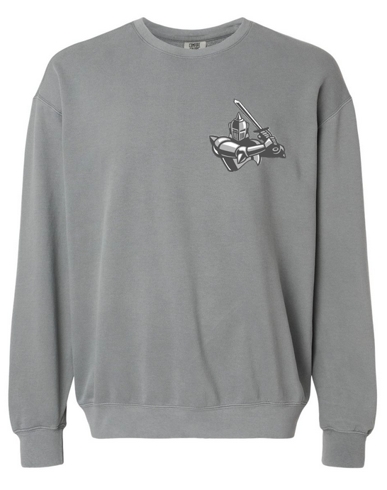 Tone-on-Tone Lightweight Fleece Crewneck Sweatshirt