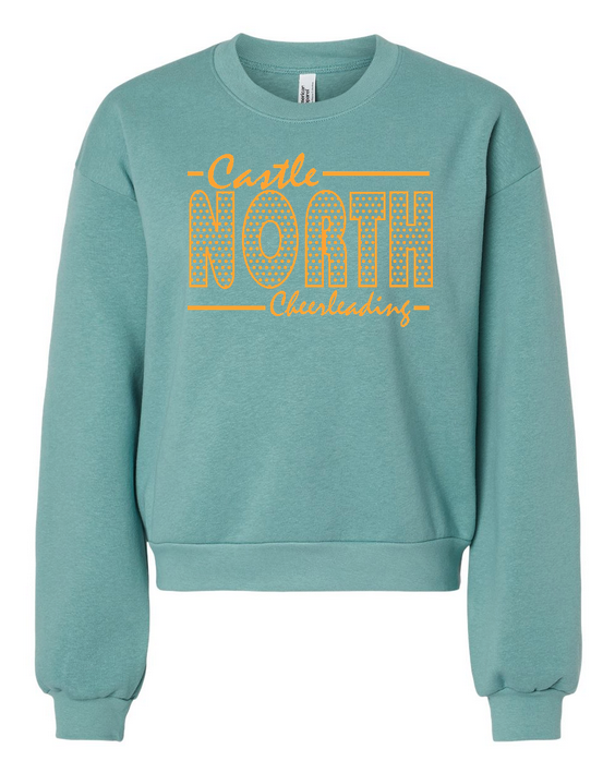 Balloon Sleeve Crewneck Sweatshirt