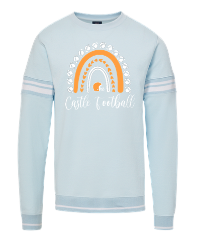 Striped Rib Crewneck Sweatshirt