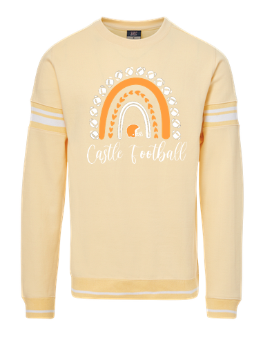 Striped Rib Crewneck Sweatshirt