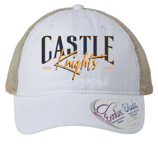 Women's Washed Mesh-Back Cap