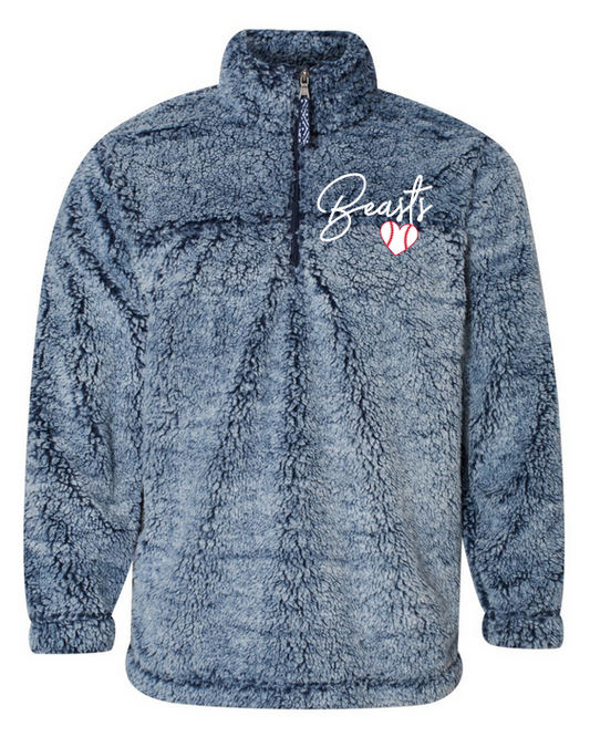 Sherpa Fleece Quarter-Zip Pullover