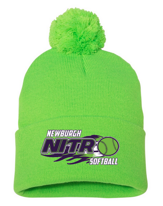 Pom-Pom Cuffed Beanie