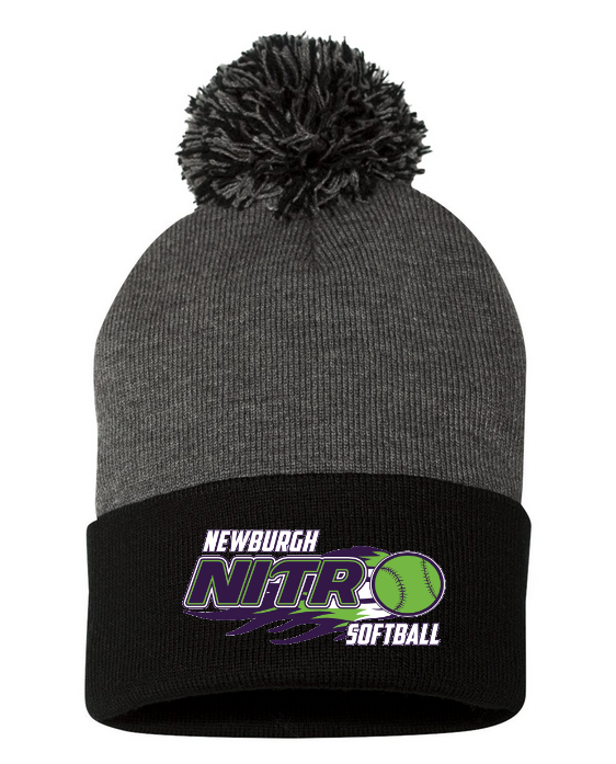 Pom-Pom Cuffed Beanie