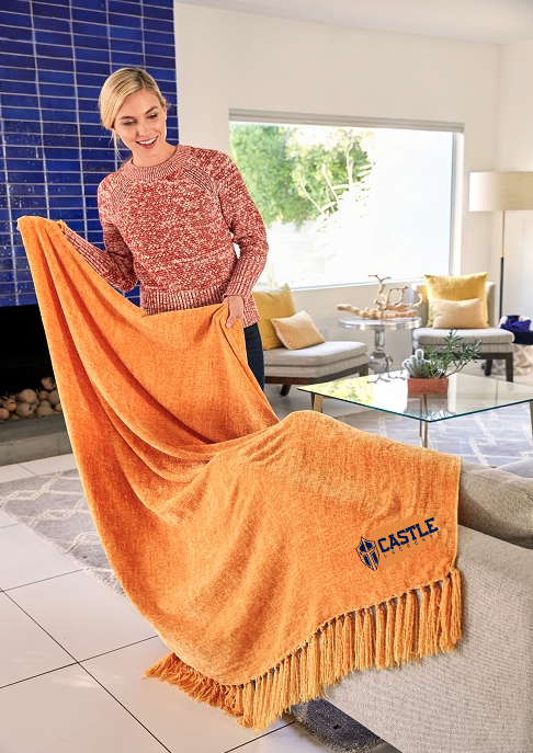 Chenille Throw Blanket