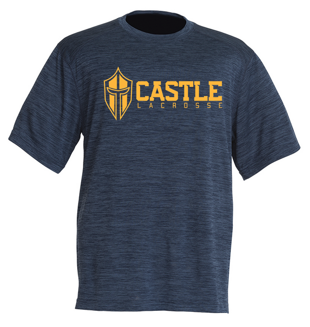 Charles River Space Dye Performance Tee (Navy)
