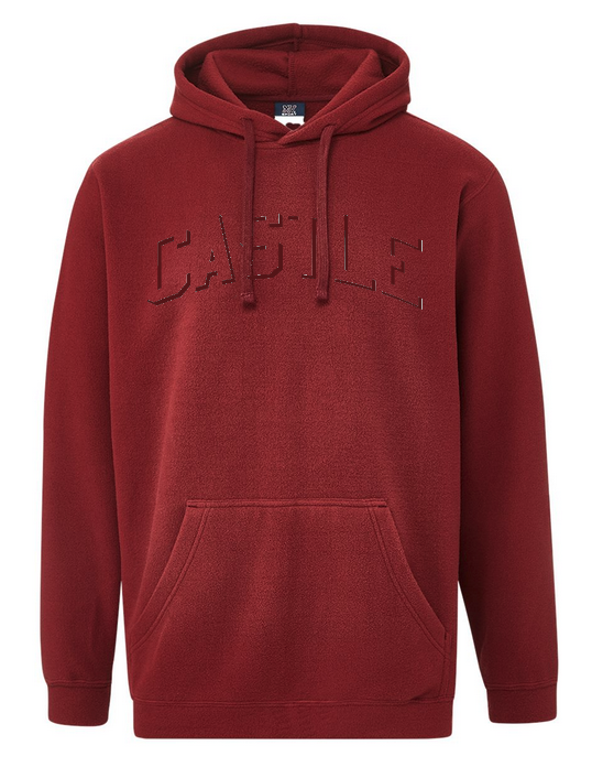 Minimalist Embroidered Fleece Hoodie