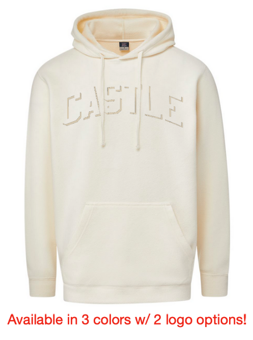 Minimalist Embroidered Fleece Hoodie