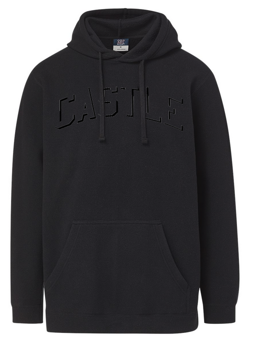Minimalist Embroidered Fleece Hoodie