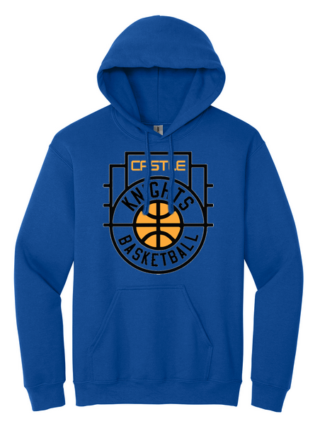 Basketball Logo on Royal or Grey
