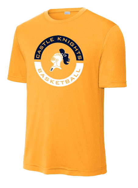 Round Logo on Gold or Grey
