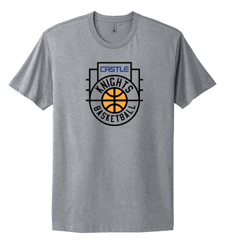 Basketball Logo on Royal or Grey