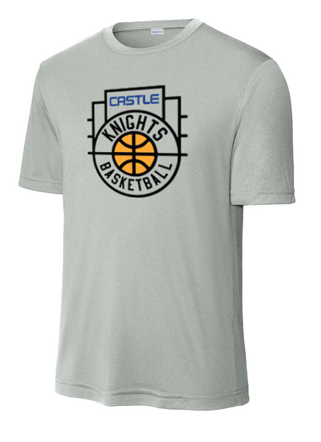 Basketball Logo on Royal or Grey