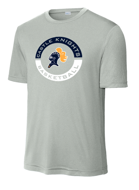 Round Logo on Gold or Grey