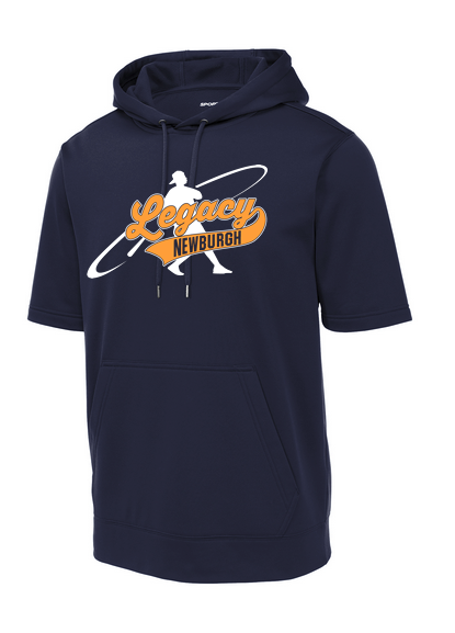 Sport-Wick ® Fleece Short Sleeve Hooded Pullover