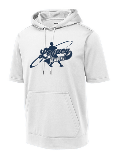 Sport-Wick ® Fleece Short Sleeve Hooded Pullover